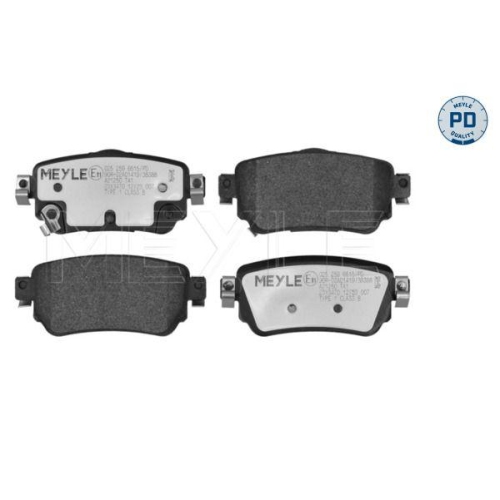 MEYLE Bremsbelagsatz, Scheibenbremse MEYLE-PD: Advanced performance and design. 025 259 6515/PD