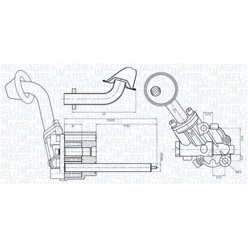 MAGNETI MARELLI Ölpumpe 351516000005