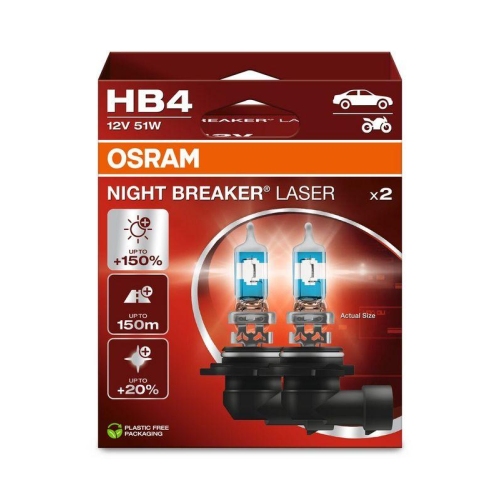 ams-OSRAM Gl&uuml;hlampe, Abbiegescheinwerfer NIGHT BREAKER&reg; LASER