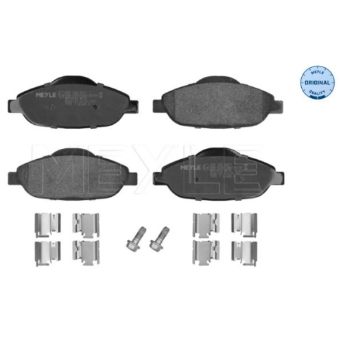 MEYLE Bremsbelagsatz, Scheibenbremse MEYLE-ORIGINAL: True to OE. 025 246 6017