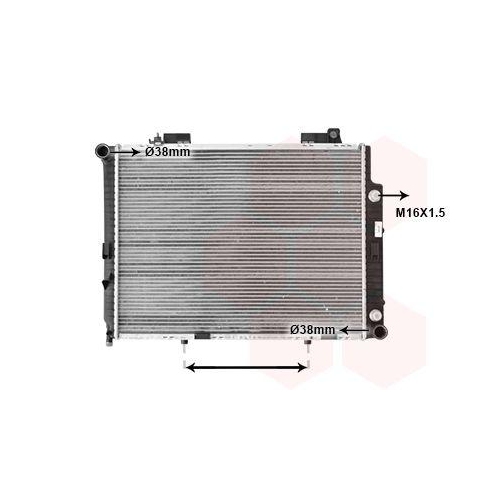 VAN WEZEL Kühler, Motorkühlung 30002209