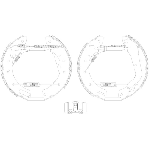 TEXTAR Bremsbackensatz Shoe Kit Pro 84055800