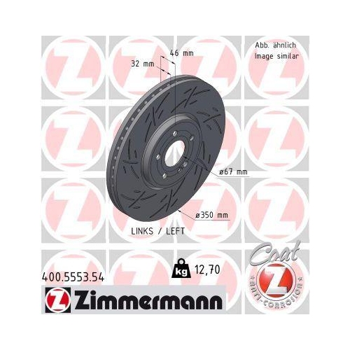 ZIMMERMANN Bremsscheibe BLACK Z 400.5553.54