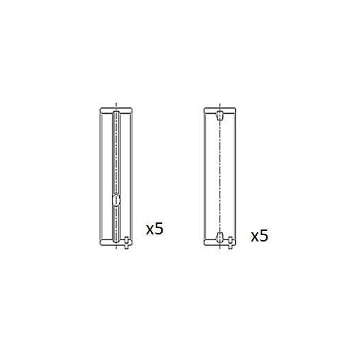 FAI AutoParts Kurbelwellenlagerschale BM1031-025