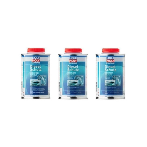 3x Liqui Moly Marine Diesel Schutz Additiv 500 ml Dose - 25000