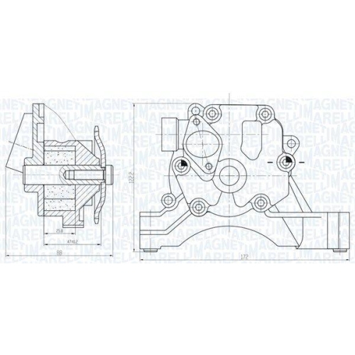 MAGNETI MARELLI Ölpumpe 351516000033