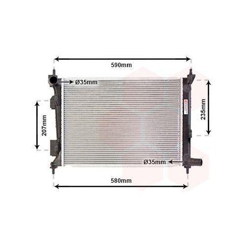 VAN WEZEL K&uuml;hler, Motork&uuml;hlung