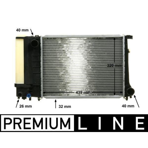 MAHLE K&uuml;hler, Motork&uuml;hlung BEHR *** PREMIUM LINE *** CR 495 000P