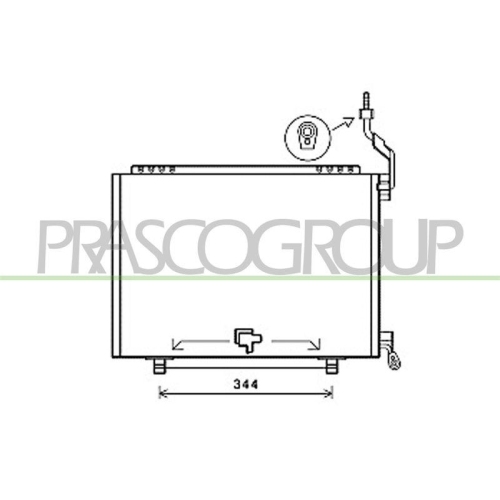 PRASCO Kondensator, Klimaanlage PrascoSelection FD602C008