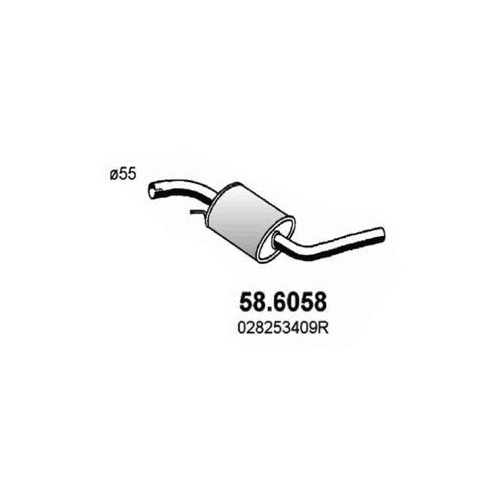 ASSO Mittelschalld&auml;mpfer 58.6058