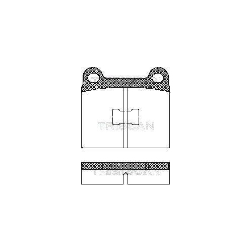 TRISCAN Bremsbelagsatz, Scheibenbremse 8110 29214