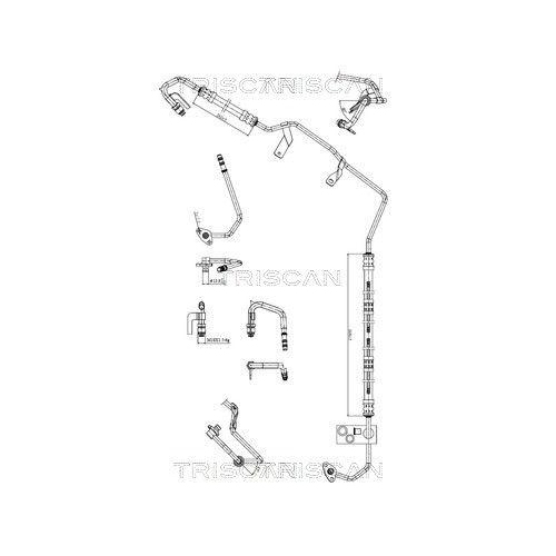 TRISCAN Hydraulikschlauch, Lenkung 8516 29060