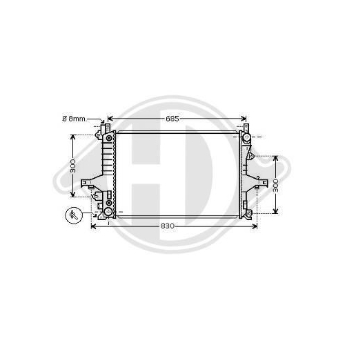 DIEDERICHS K&uuml;hler, Motork&uuml;hlung DIEDERICHS Climate DCM3506
