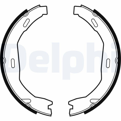 DELPHI Bremsbackensatz, Feststellbremse LS2006