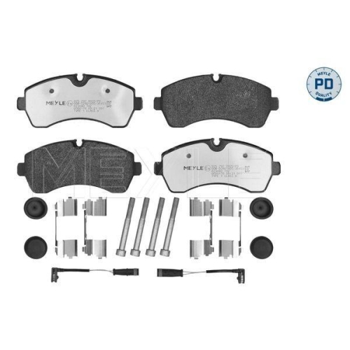 MEYLE Bremsbelagsatz, Scheibenbremse MEYLE-PD: Advanced performance and design. 025 292 0020/PD