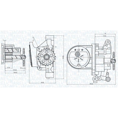 MAGNETI MARELLI &Ouml;lpumpe 351516000027
