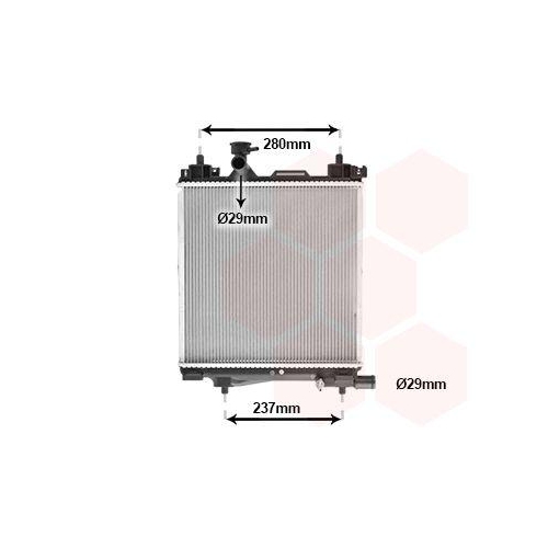 VAN WEZEL K&uuml;hler, Motork&uuml;hlung 52012707