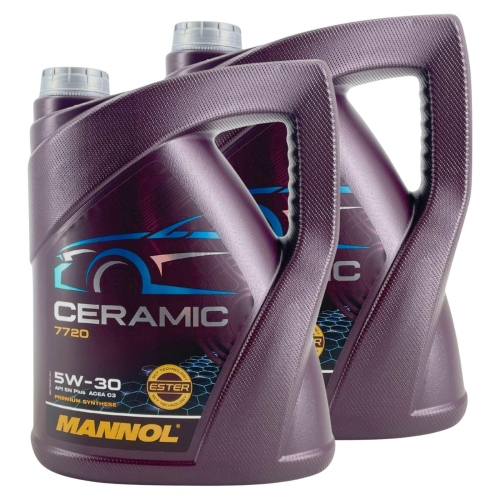 Motor&ouml;l Motoren&ouml;l Mannol Ceramic 5W-30 10 Liter Kanister MN7720-5