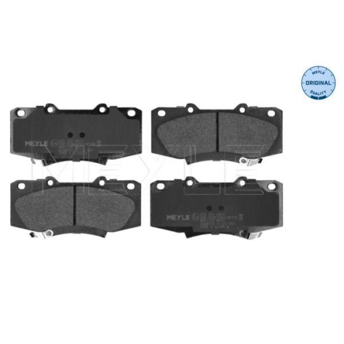 MEYLE Bremsbelagsatz, Scheibenbremse MEYLE-ORIGINAL: True to OE. 025 252 0917