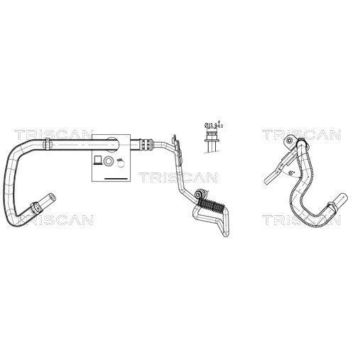 TRISCAN Hydraulikschlauch, Lenkung 8516 29092