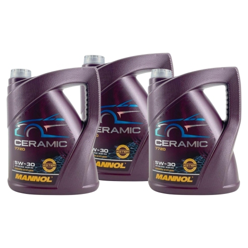 Motor&ouml;l Motoren&ouml;l Mannol Ceramic 5W-30 15 Liter Kanister MN7720-5