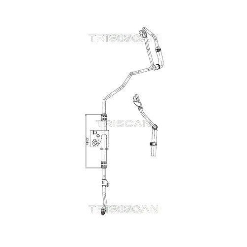 TRISCAN Hydraulikschlauch, Lenkung 8516 43003