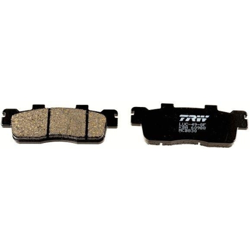 TRW Bremsbelagsatz, Scheibenbremse Organic Allround MCB830