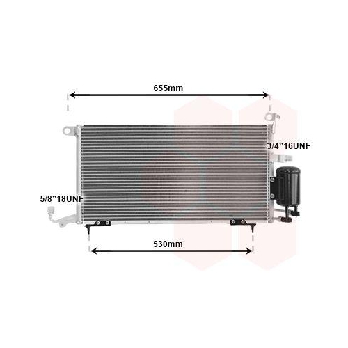 VAN WEZEL Kondensator, Klimaanlage 49005026