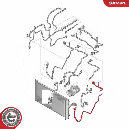 ESEN SKV Hochdruckleitung, Klimaanlage 43SKV536