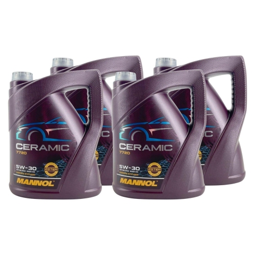Motor&ouml;l Motoren&ouml;l Mannol Ceramic 5W-30 20 Liter Kanister MN7720-5