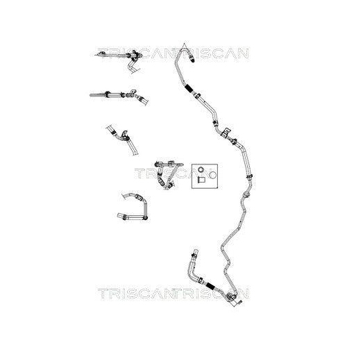 TRISCAN Hydraulikschlauch, Lenkung 8516 43005