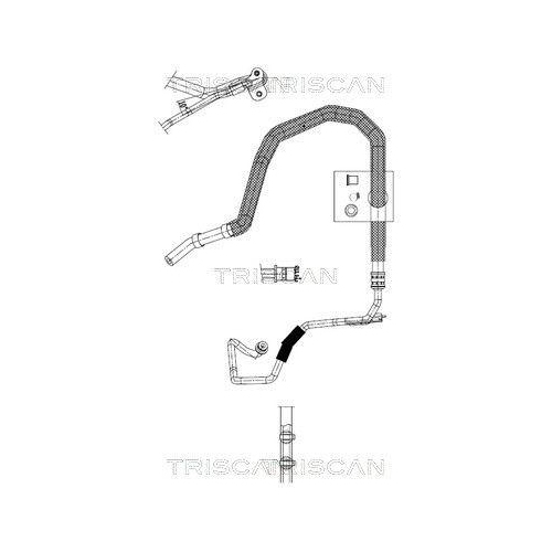 TRISCAN Hydraulikschlauch, Lenkung 8516 29087