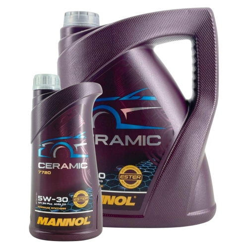 Motor&ouml;l Motoren&ouml;l Mannol Ceramic 5W-30 6 Liter Kanister MN7720-5