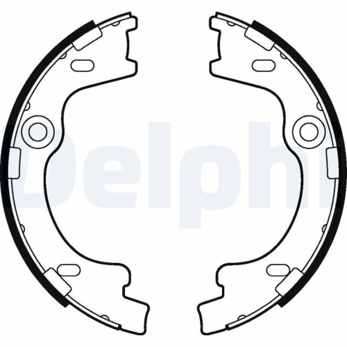 DELPHI Bremsbackensatz, Feststellbremse LS2012