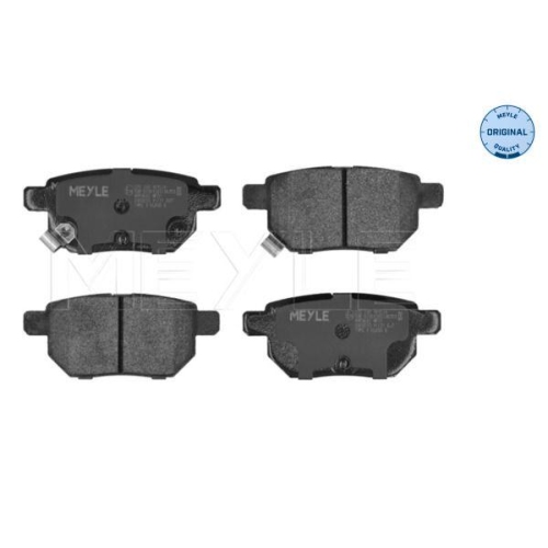 MEYLE Bremsbelagsatz, Scheibenbremse MEYLE-ORIGINAL: True to OE. 025 246 1015/W