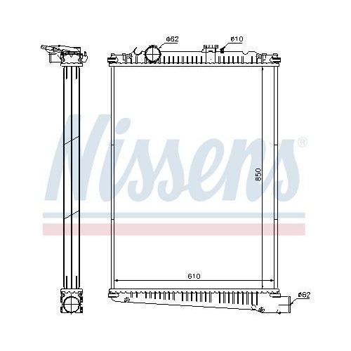 NISSENS K&uuml;hler, Motork&uuml;hlung 614410