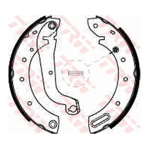 TRW Bremsbackensatz GS8625