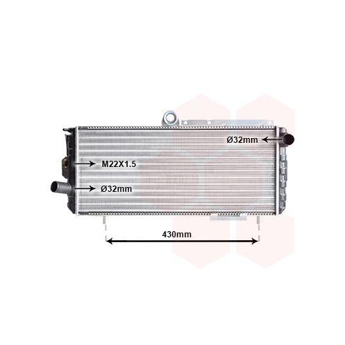 VAN WEZEL K&uuml;hler, Motork&uuml;hlung 01002007
