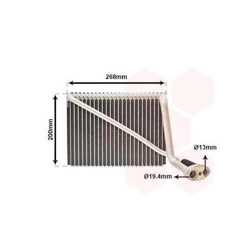 VAN WEZEL Verdampfer, Klimaanlage 0300V148