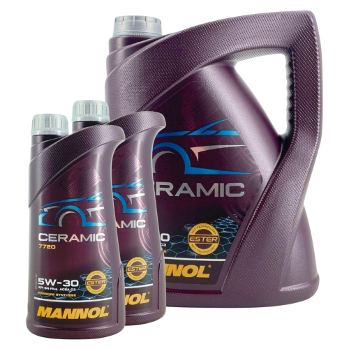 Motor&ouml;l Motoren&ouml;l Mannol Ceramic 5W-30 7 Liter Kanister MN7720-5