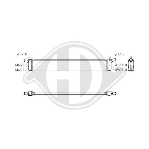 DIEDERICHS Kühler, Motorkühlung DIEDERICHS Climate DCM3890