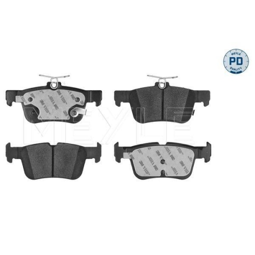 MEYLE Bremsbelagsatz, Scheibenbremse MEYLE-PD: Advanced performance and design. 025 222 3116/PD