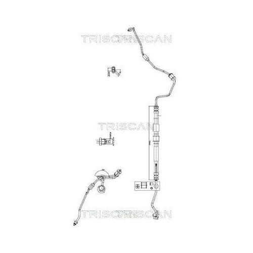 TRISCAN Hydraulikschlauch, Lenkung 8516 18001