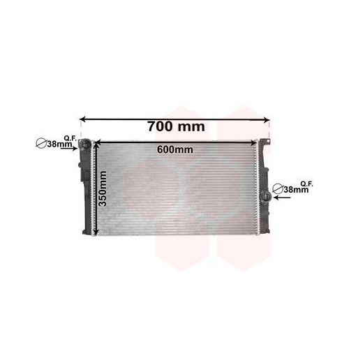 VAN WEZEL Kühler, Motorkühlung 06002455