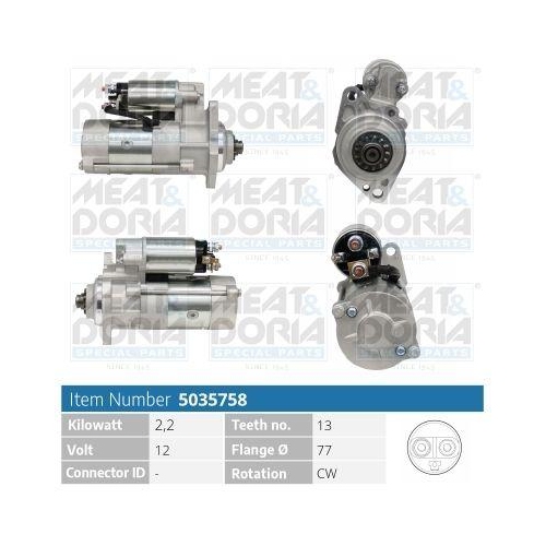 MEAT & DORIA Starter 5035758