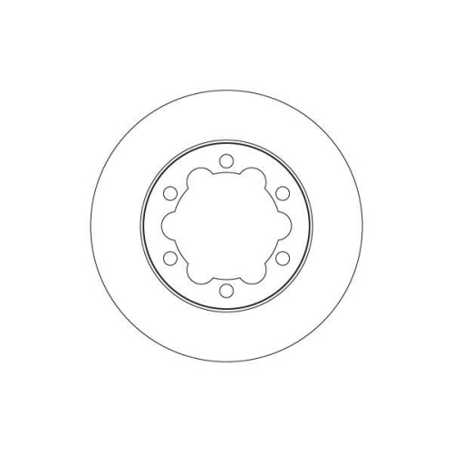 TRW Bremsscheibe TRW SINGLE DF6973S
