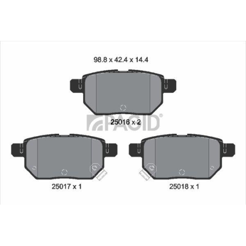 PAGID Bremsbelagsatz, Scheibenbremse T1921N