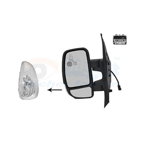 VAN WEZEL Au&szlig;enspiegel * HAGUS * 3799827