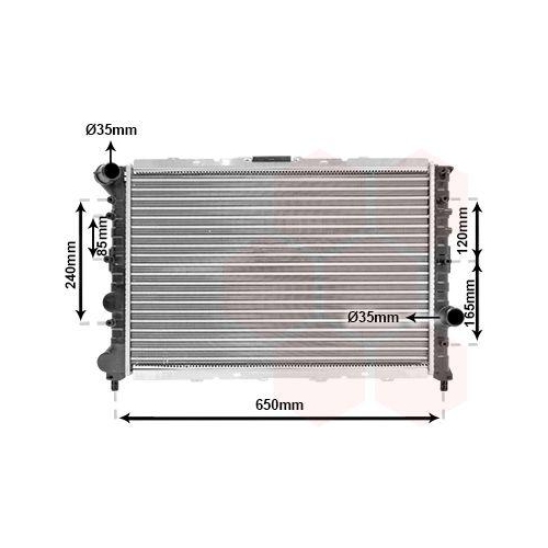 VAN WEZEL K&uuml;hler, Motork&uuml;hlung 01002057