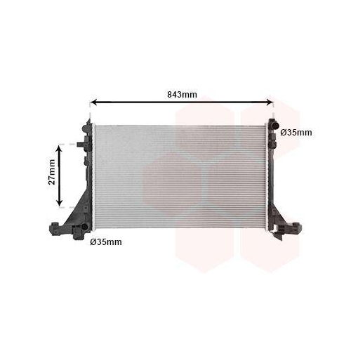 VAN WEZEL K&uuml;hler, Motork&uuml;hlung 43012723